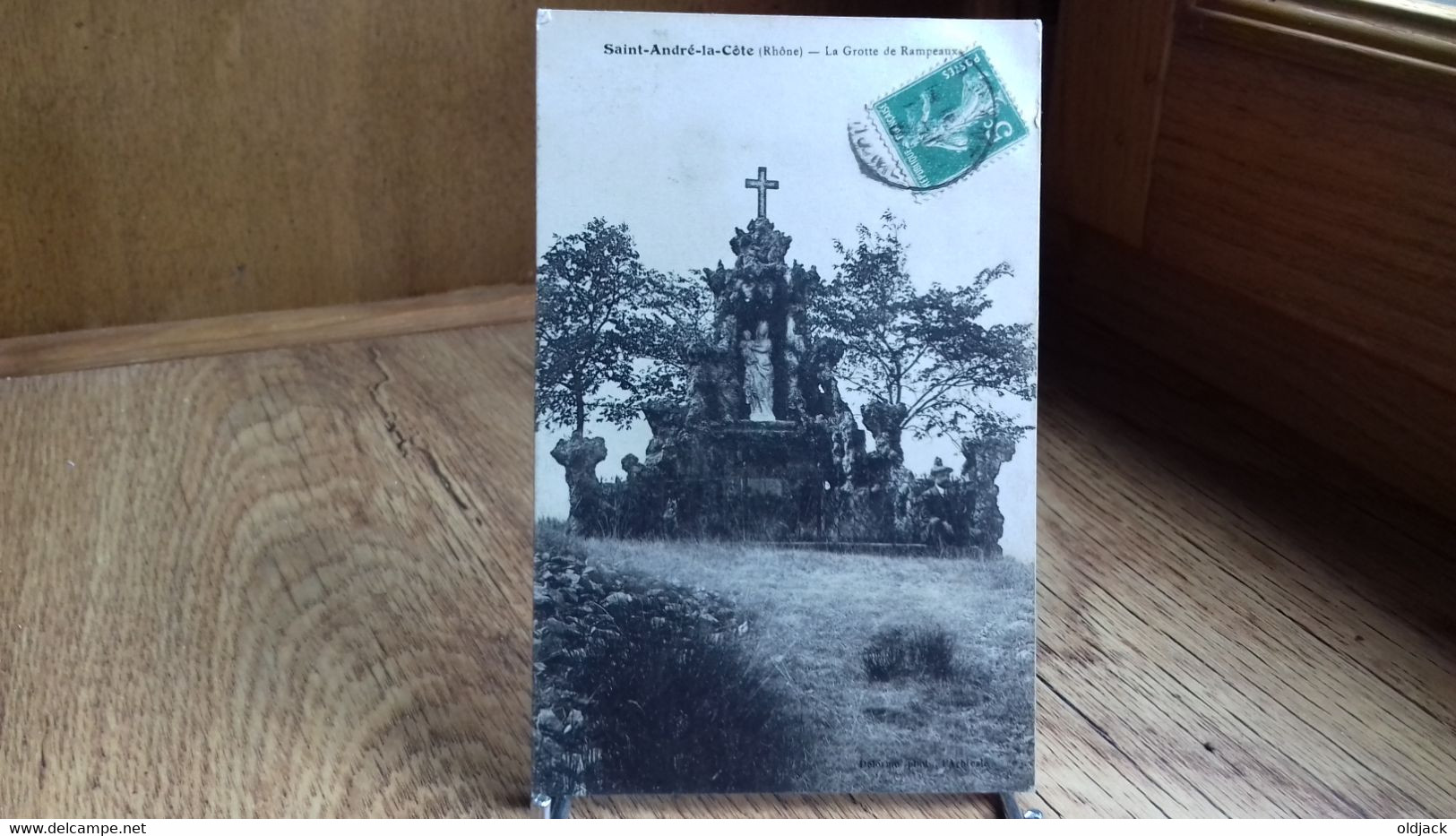 CPA   -  SAINT-ANDRE-LA-CÔTE  -  La Grotte De Rampeaux   (19..) .animée.(S23-22) - Saint-André-la-Côte