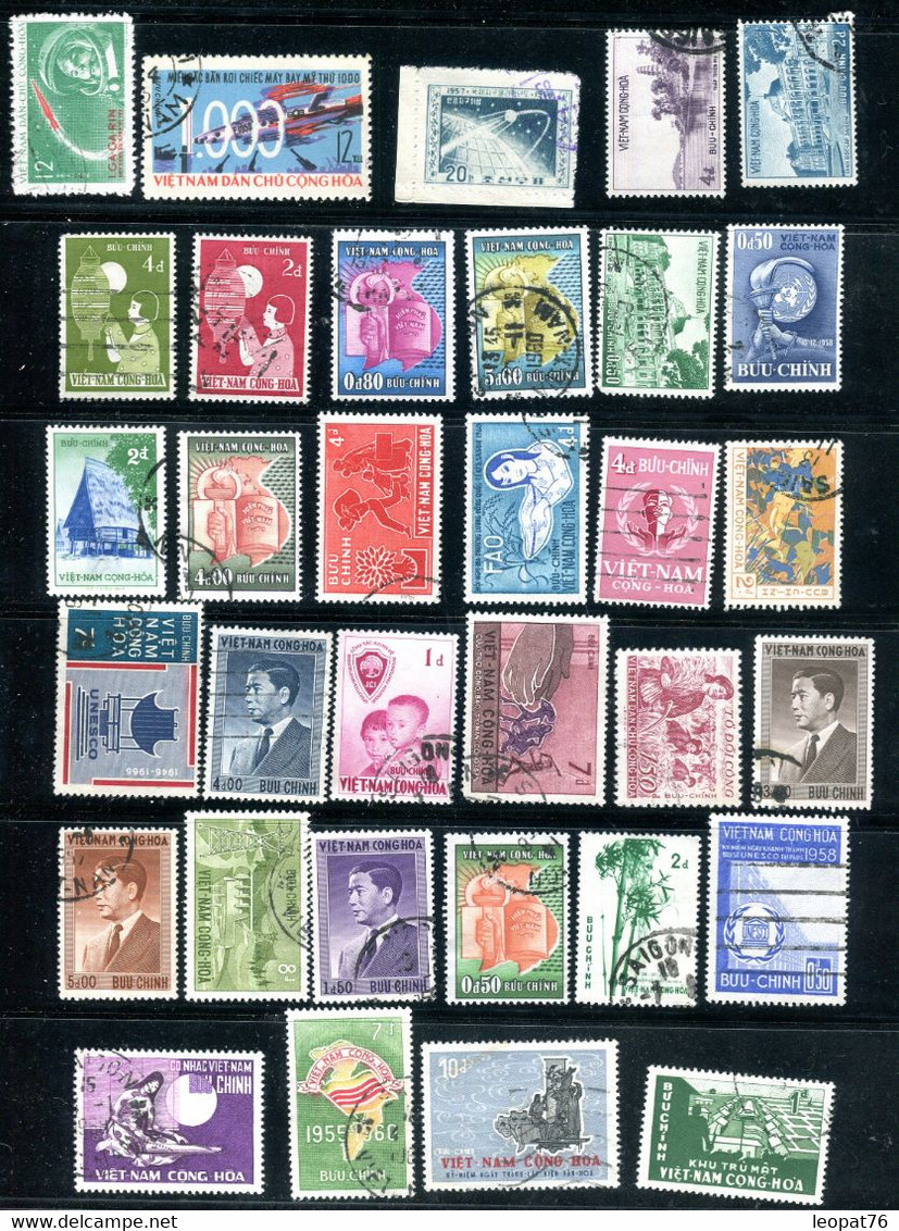 Vietnam - Lot De 33 Valeurs Oblitérés - Bon état Général  - J 1 - Vietnam