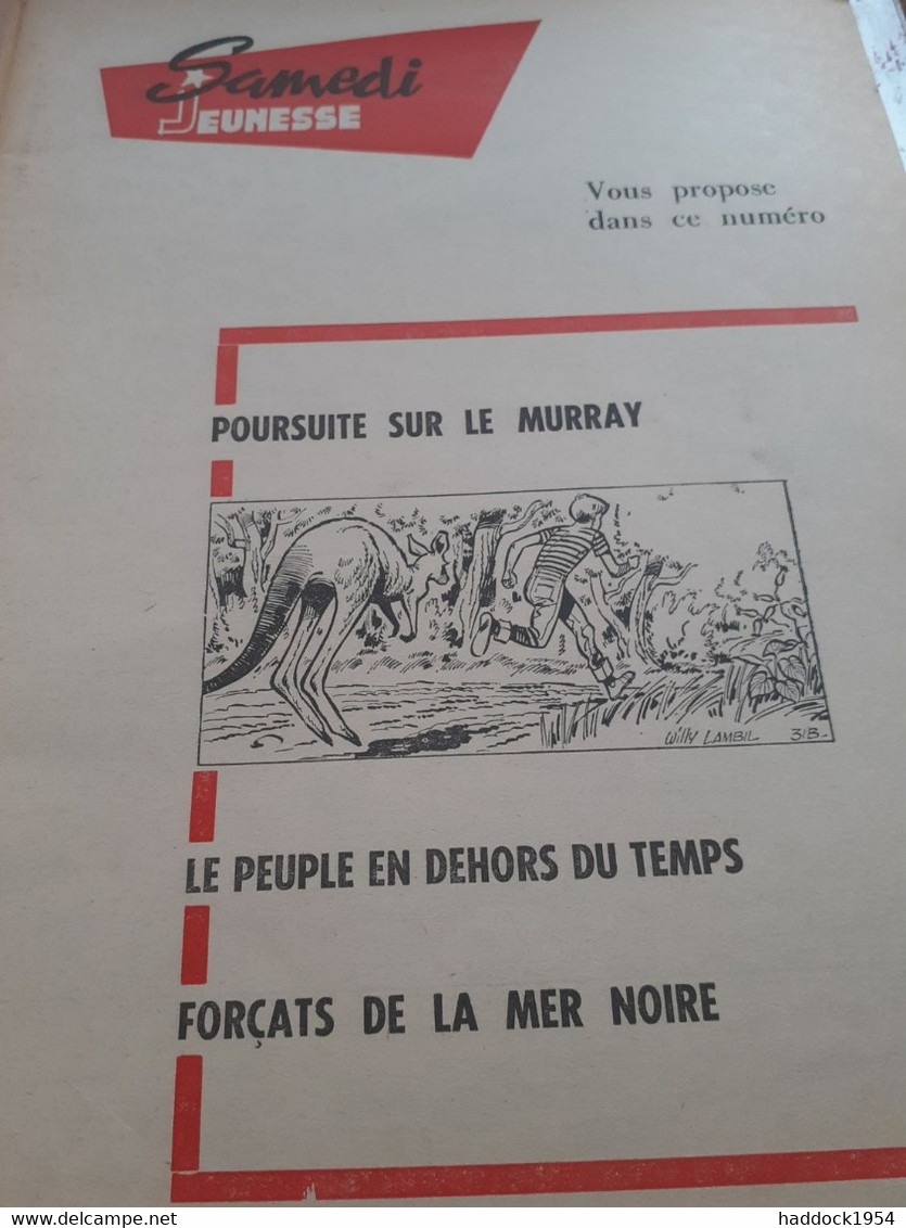 Poursuite Sur Le MURRAY Samedi Jeunesse N° 115 1967 - Samedi Jeunesse