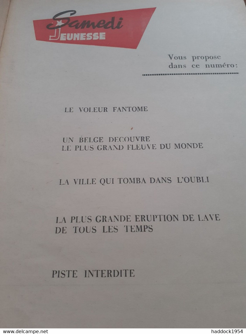 Le Voleur Fantôme Samedi Jeunesse N° 118 1967 - Samedi Jeunesse