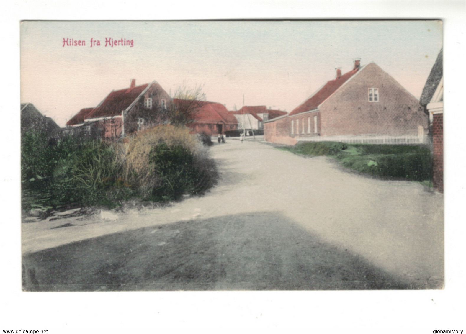 DG2882 - HILSEN FRA HJERTING - STREET VIEW - Danemark