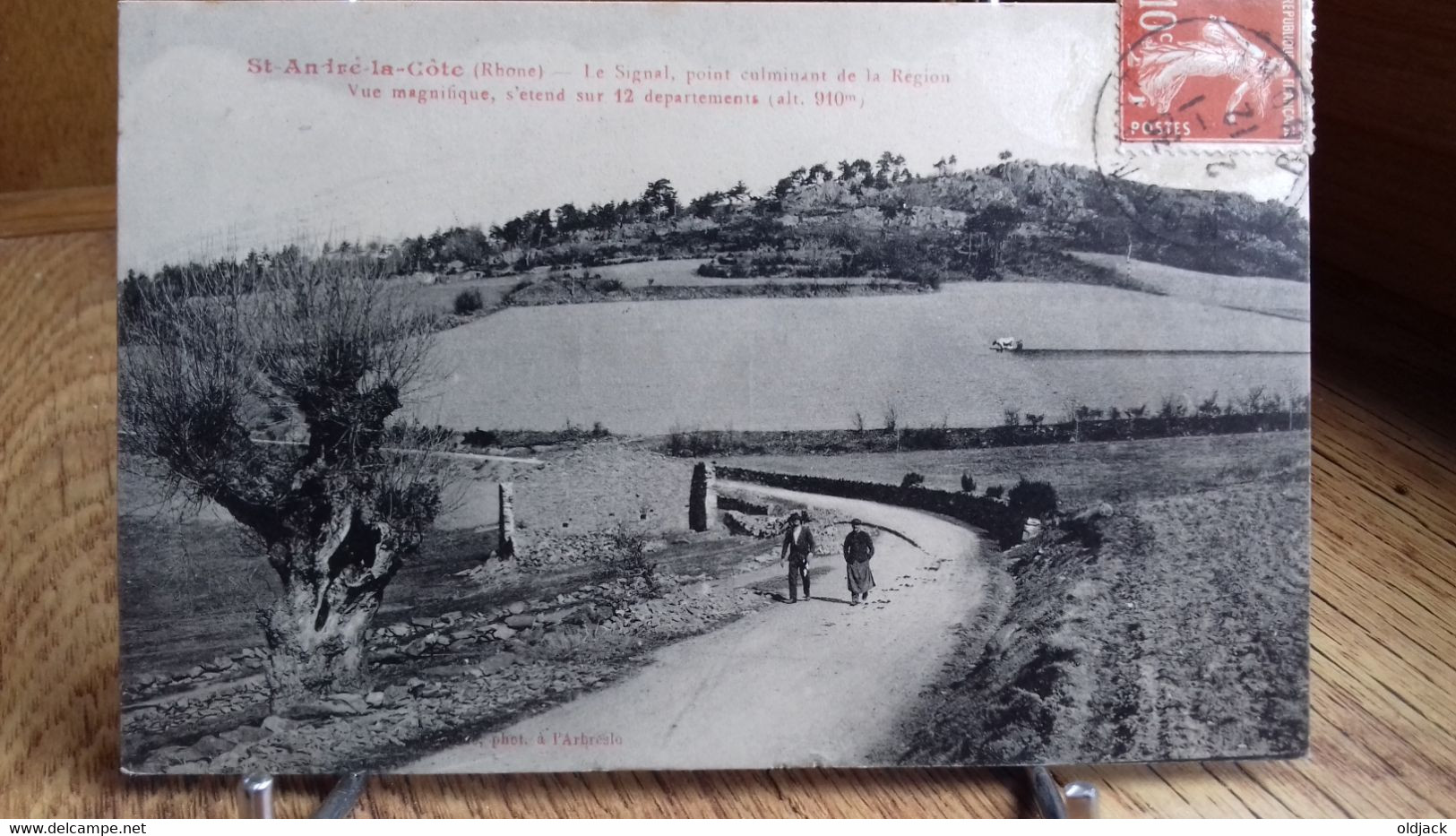 CPA   -  SAINT-ANDRE-LA-CÖTE  -  Le Signal Point Culminant De La Région (1912) Animée...(S23-22) - Saint-André-la-Côte