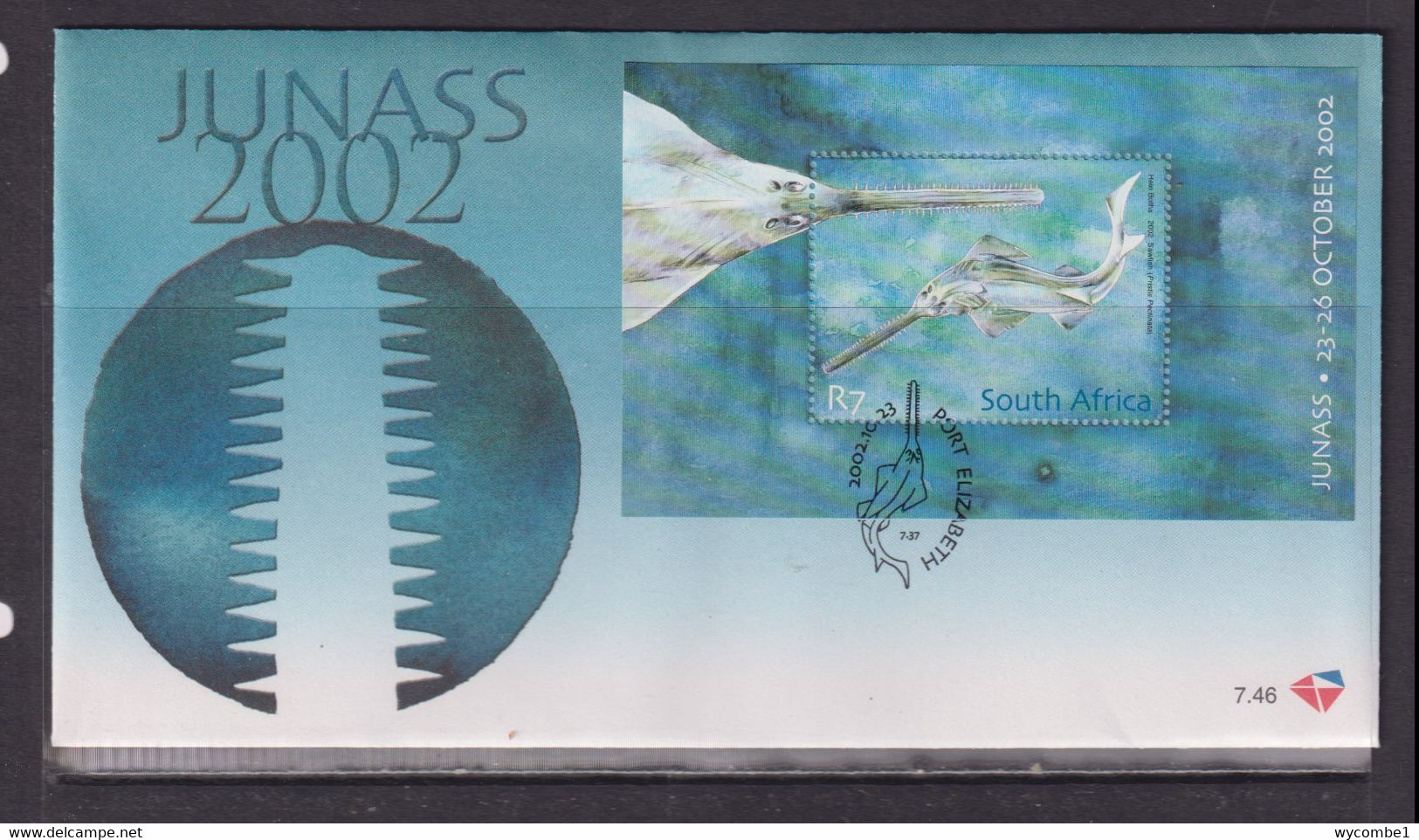 SOUTH AFRICA - 2002 JUNASS 2002 Miniature Sheet FDC As Scan - Brieven En Documenten