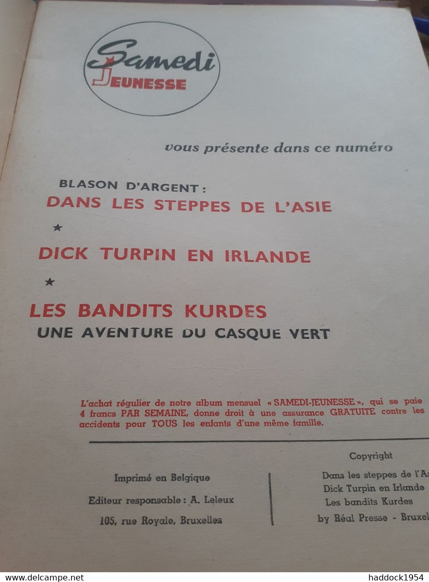 Dans Les Steppes De L'asie Samedi Jeunesse N° 66 1963 - Samedi Jeunesse