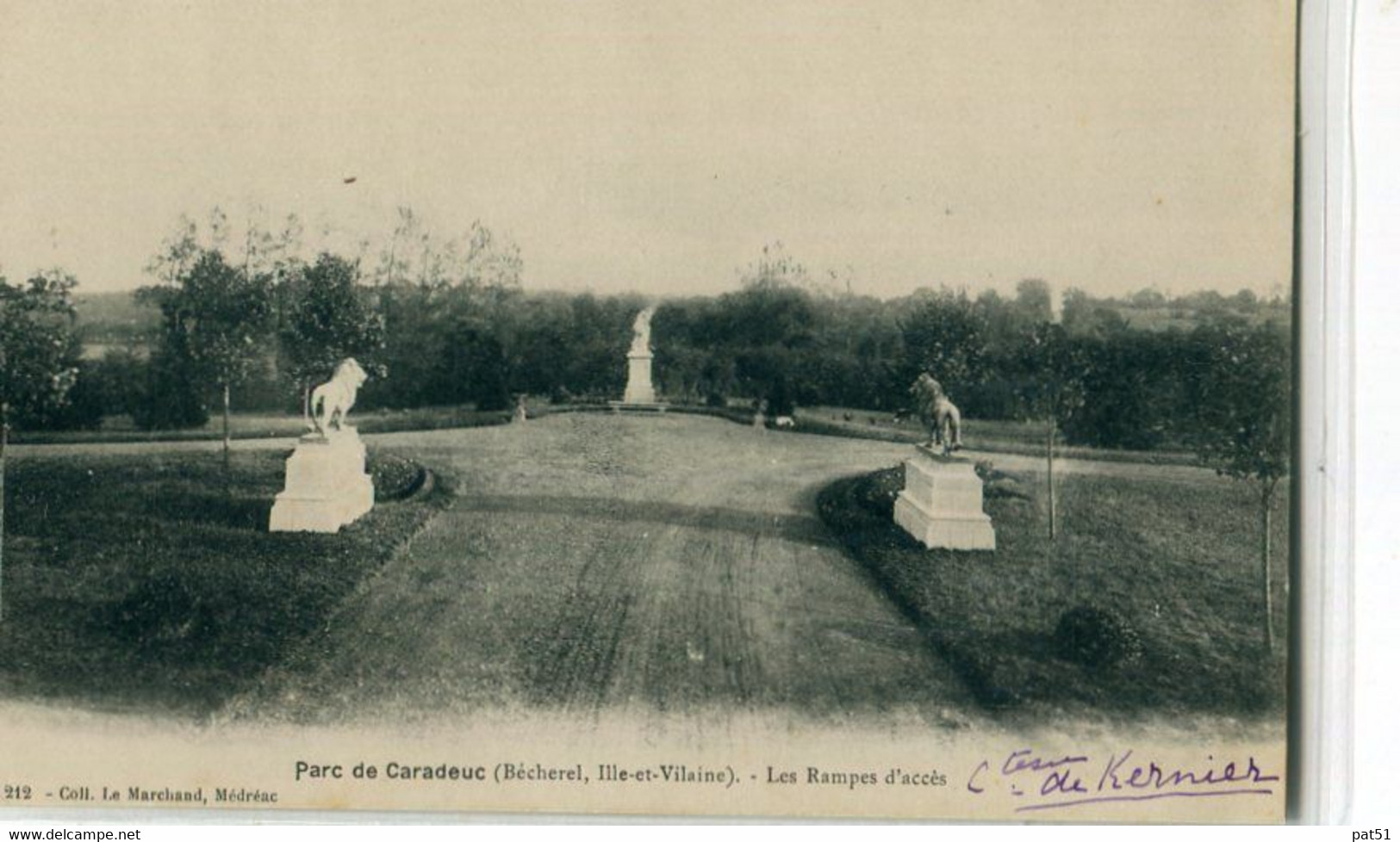 35 - Bécherel : Parc De Caradeuc - Les Rampes D' Accès - Bécherel