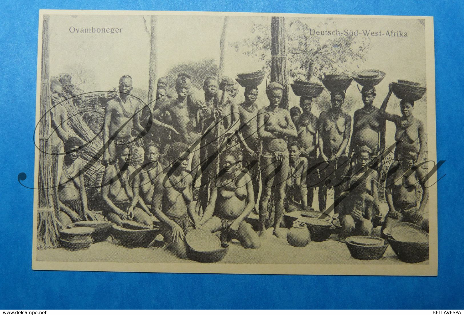Ovamboneger  Deutsch-Süd-West Afrika.  Verlag Peter's Antiques Swakopmund  -Poly Press R.S.A.? Tribe Stam Tribal - Südafrika