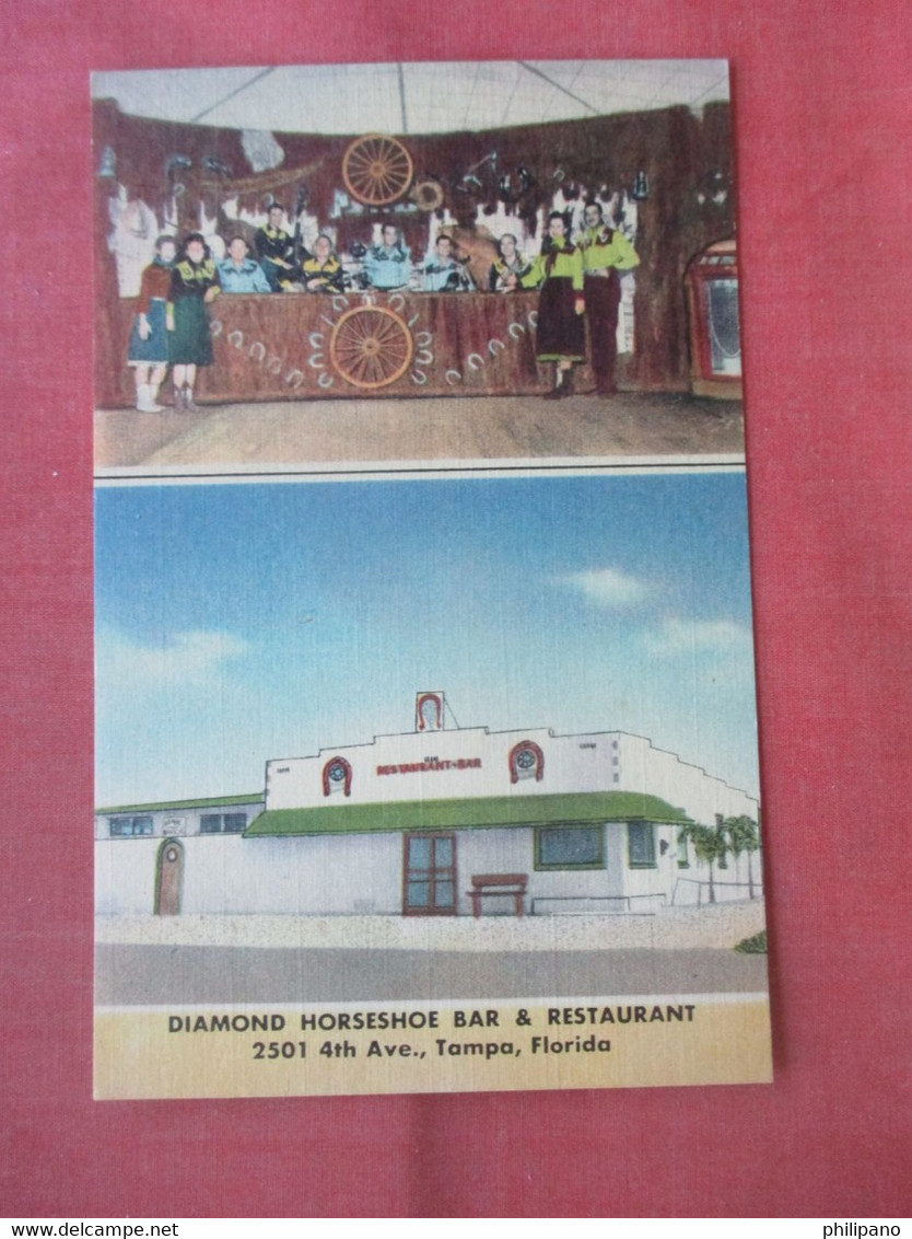 Diamond Horseshoe Bar & Restaurant.      Tampa Florida > Tampa     Ref 5671 - Tampa