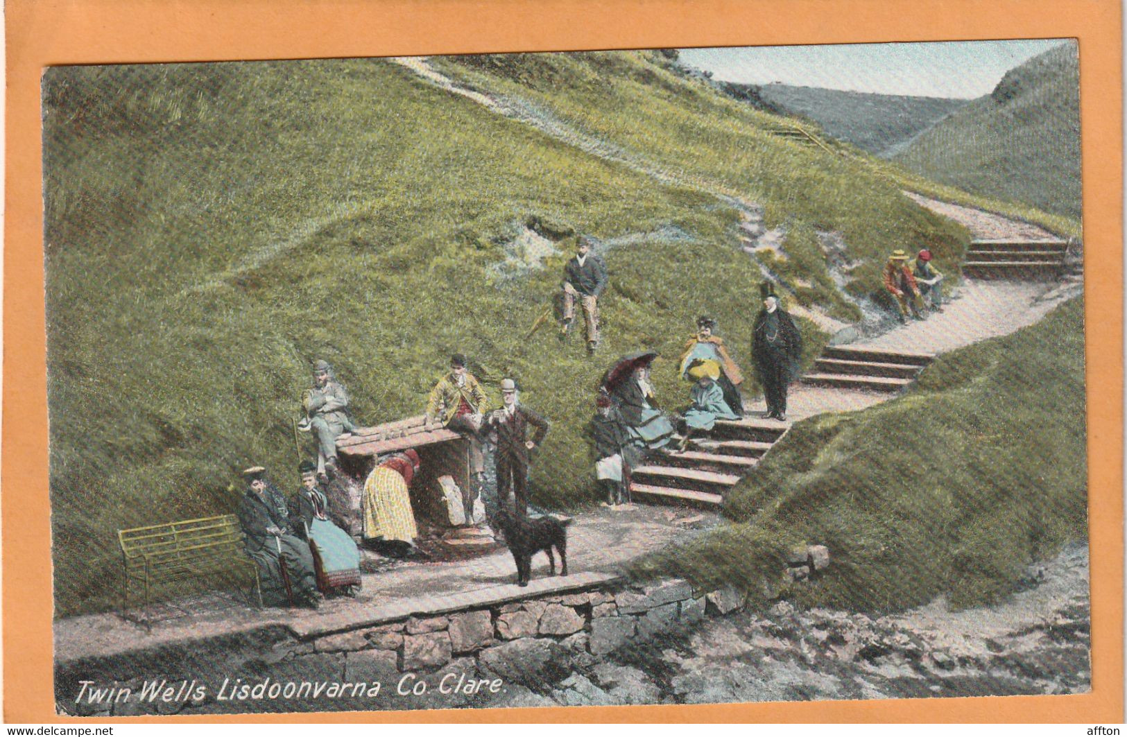 Lisdoonvarna Co Clare Ireland 1908 Postcard - Clare