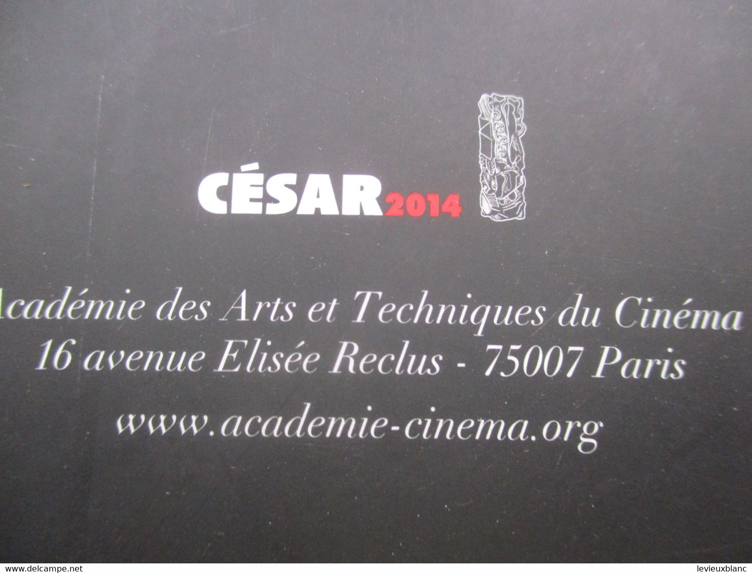 Cinéma/ Programme Officiel de Luxe/ Académie des Arts et Techniques du Cinéma/39éme Cérémonie des CESARS/2014   CIN121