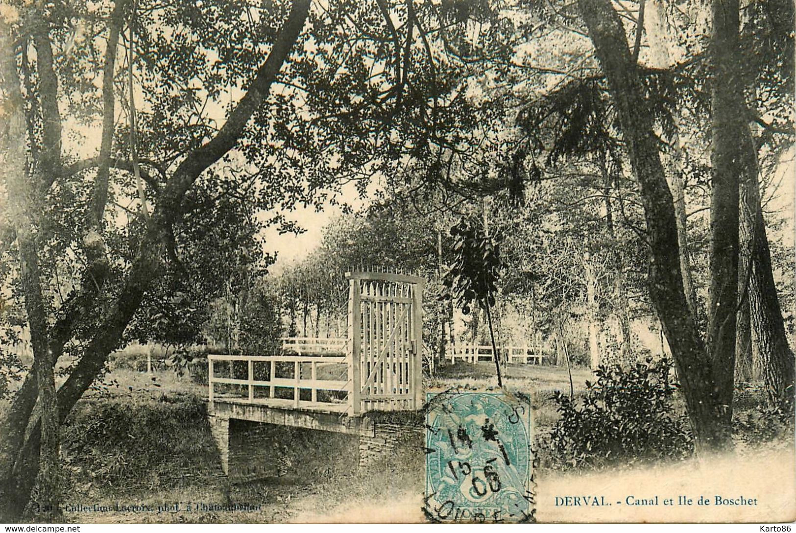 Derval * 1906 * Canal Et Ile De Boschet - Derval