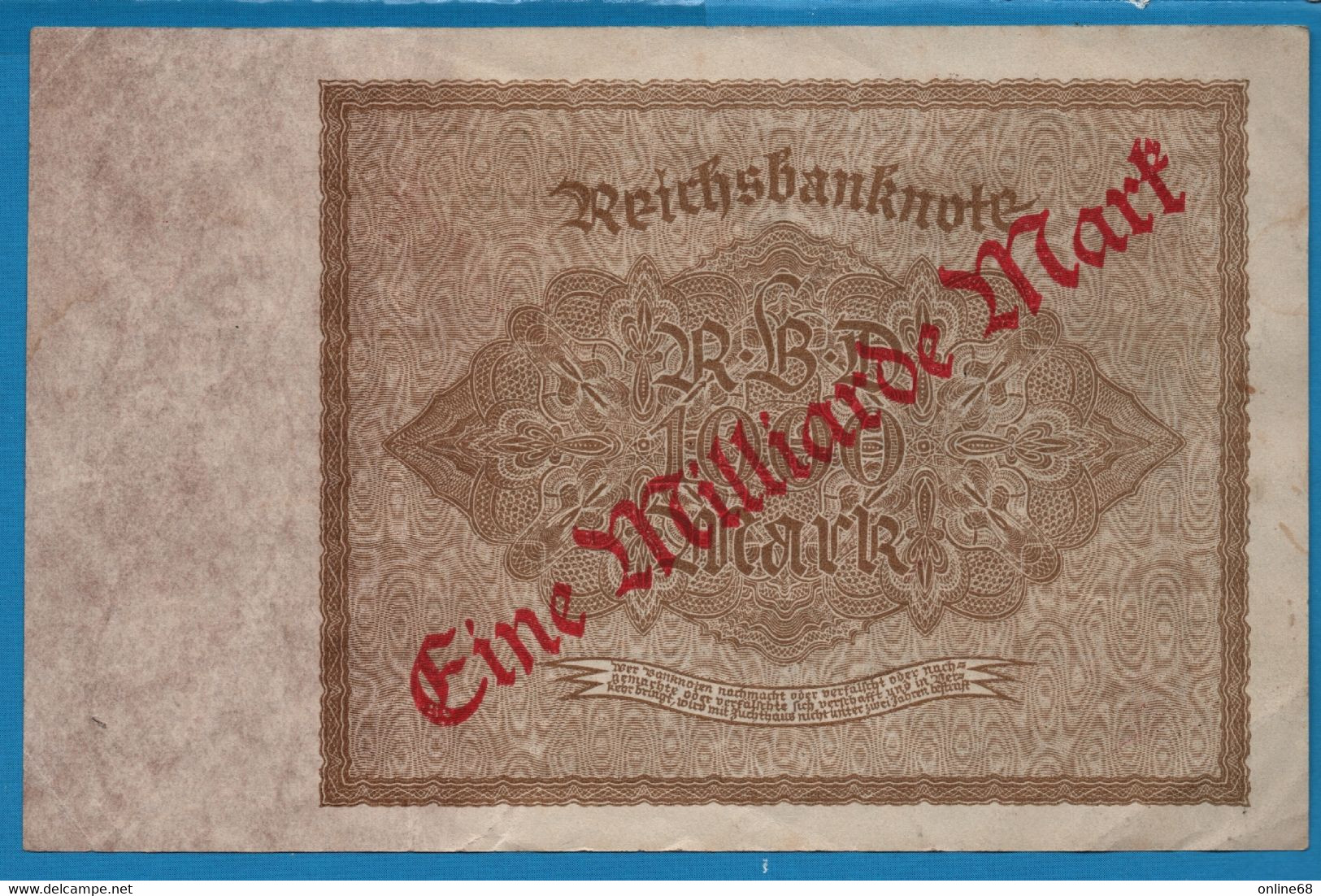 DEUTSCHES REICH 1 MILLARDE MARK 15.12.1922 (1923) # 66E.134385 P# 113a - 1 Mrd. Mark