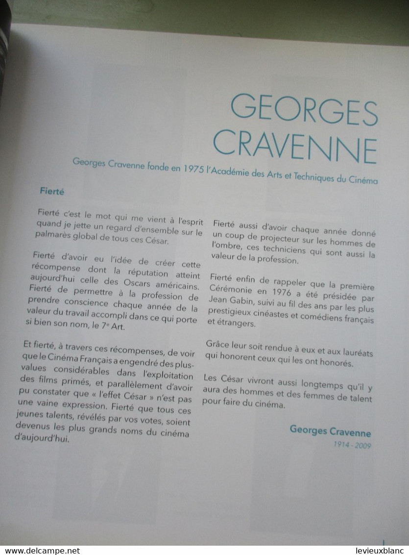 Cinéma/ Programme Officiel De Luxe/ Académie Des Arts Et Techniques Du Cinéma/42éme Cérémonie Des CESARS/2017  CIN124 - Programma's