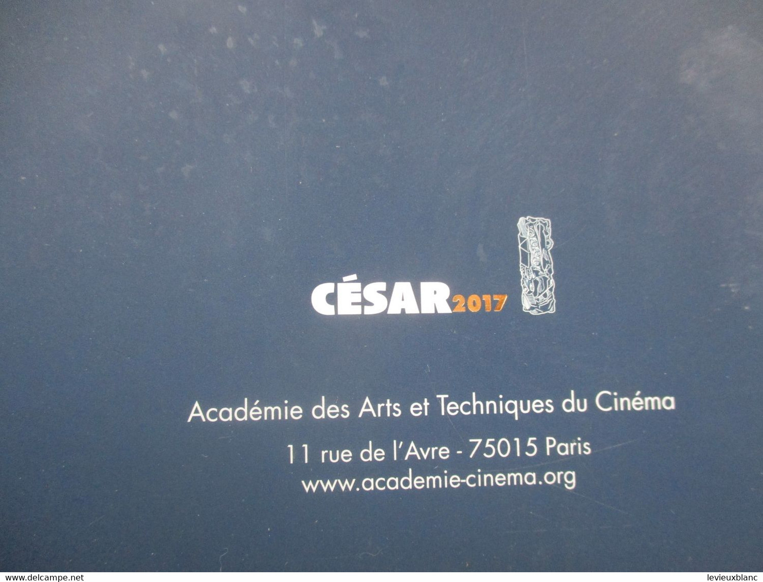 Cinéma/ Programme Officiel de Luxe/ Académie des Arts et Techniques du Cinéma/42éme Cérémonie des CESARS/2017  CIN124
