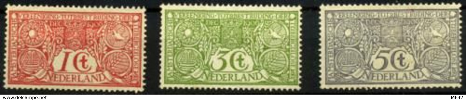 Holanda Nº 70/72. Año 1906 - Unused Stamps