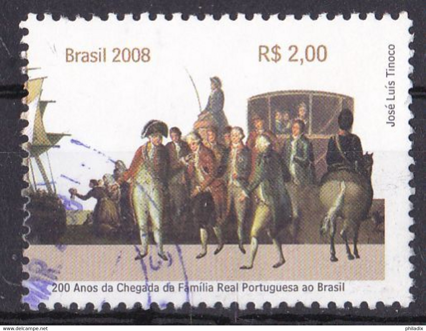 Brasilien Marke Von 2008 O/used (A-2-34) - Gebraucht