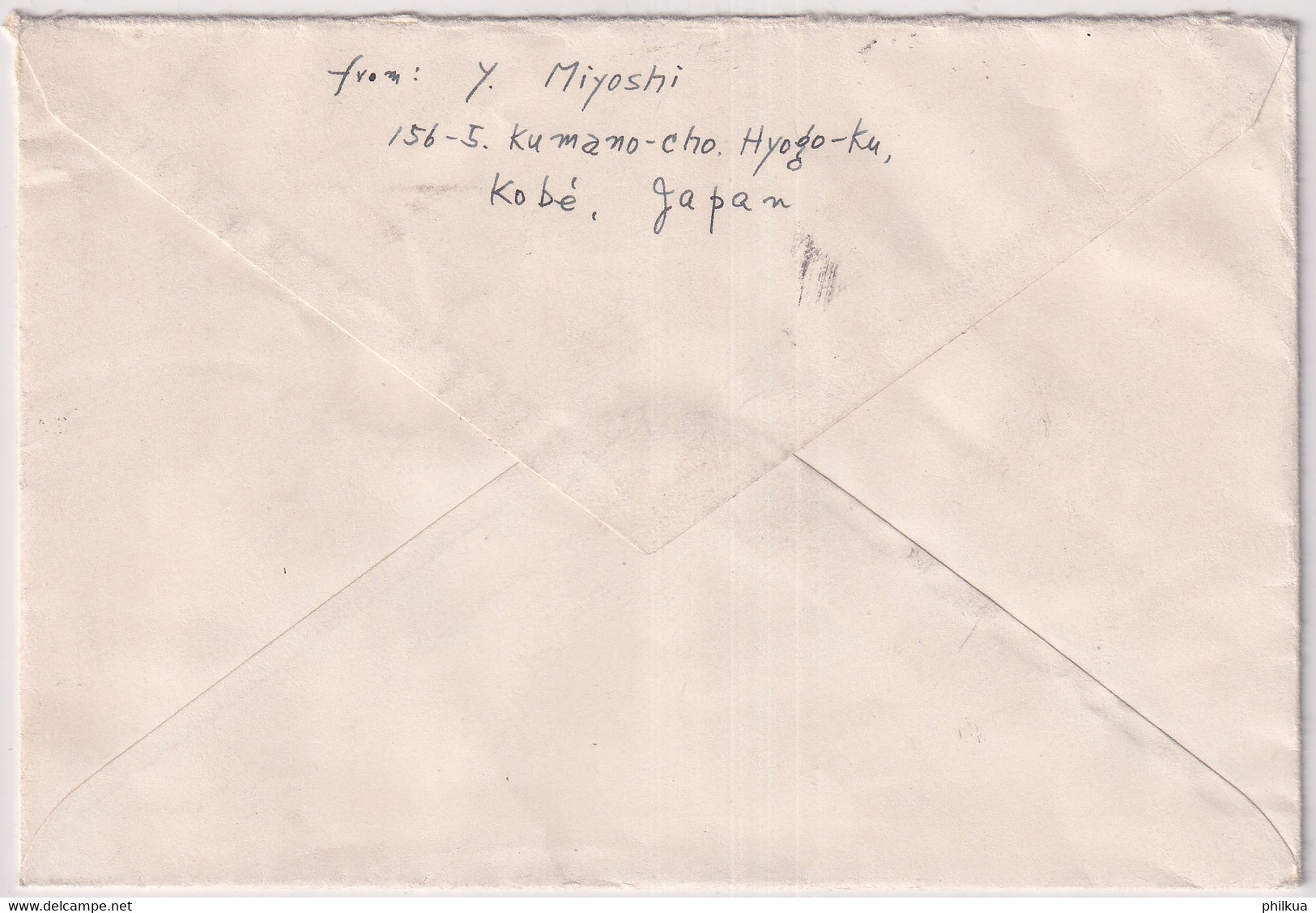 MiNr. 548, 620, 631 Japan 1951-1954 Auf Brief Gelaufen Von Kobé In Die Schweiz - Briefe U. Dokumente