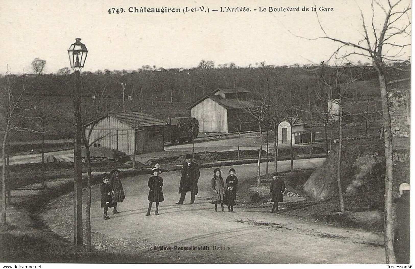 Chateaugiron-L'Arrivée--le Boulevard De La Gare--( Carte  Non Présente Sur Le Site ) - Châteaugiron