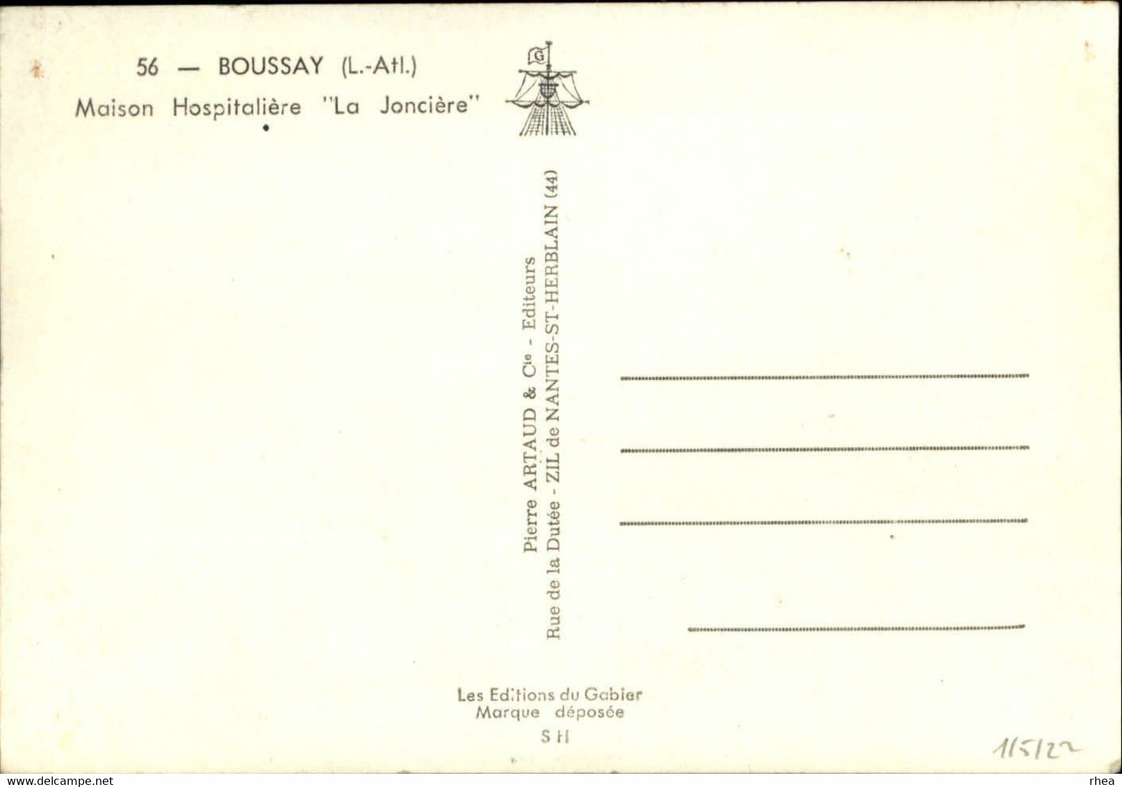 44 - BOUSSAY - Maison Hospitalière La Joncière - Boussay