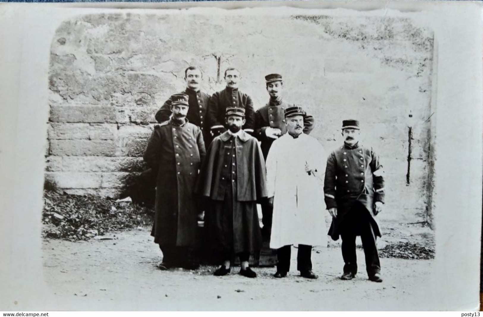 CARTE PHOTO Groupe De Militaires Médecin Croix-Rouge - Photographie Guérin, Avignon  TBE - Oorlog 1914-18