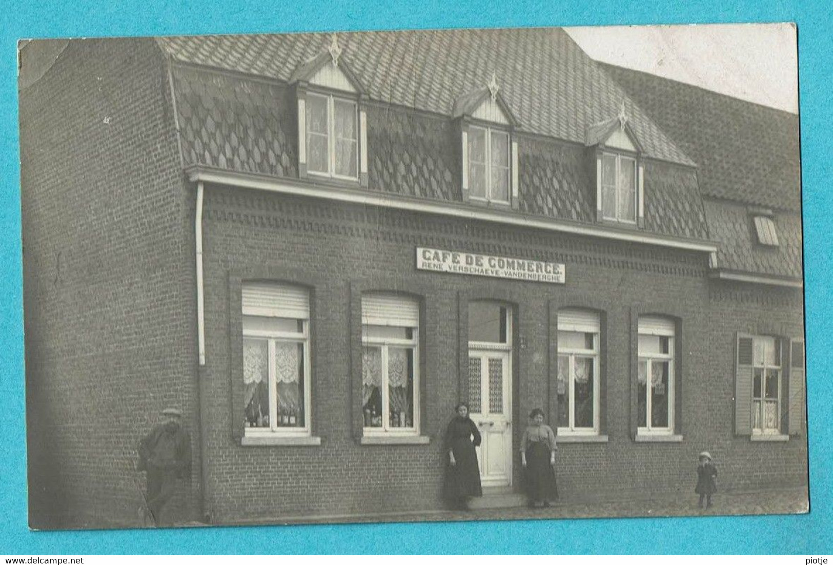 * Zwevezele - Swevezeele (Wingene) * (Carte Photo - Fotokaart) Café De Commerce, Rene Verschaeve Vandenberghe, TOP - Wingene