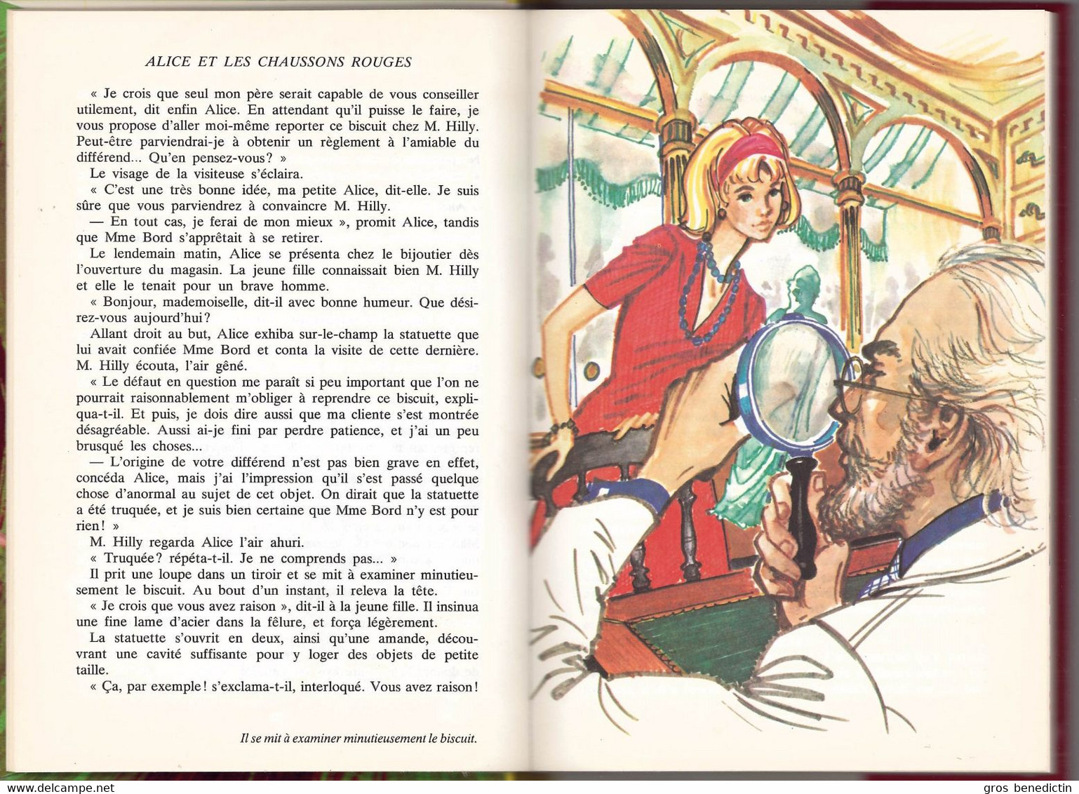 Hachette - Idéal Bibliothèque - Caroline Quine - "Alice Et Les Chaussons Rouges" - 1975 - #Ben&Alice - #Ben&IB - Ideal Bibliotheque