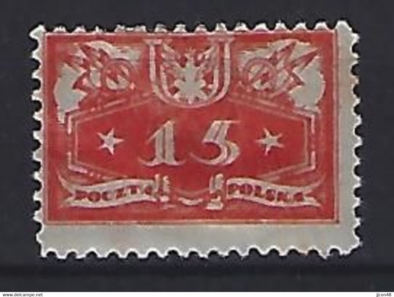 Poland 1920  Officials (*) MM  Mi.4 - Dienstmarken