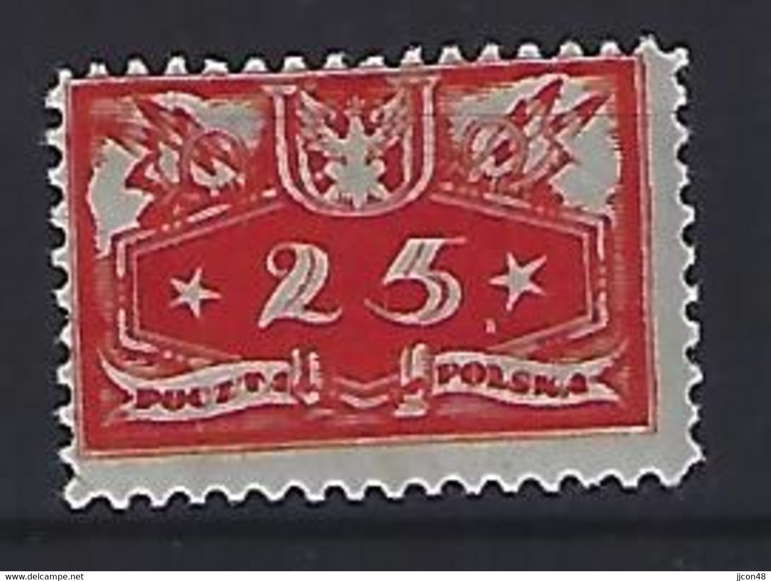 Poland 1920  Officials (*) MM  Mi.5 - Dienstmarken