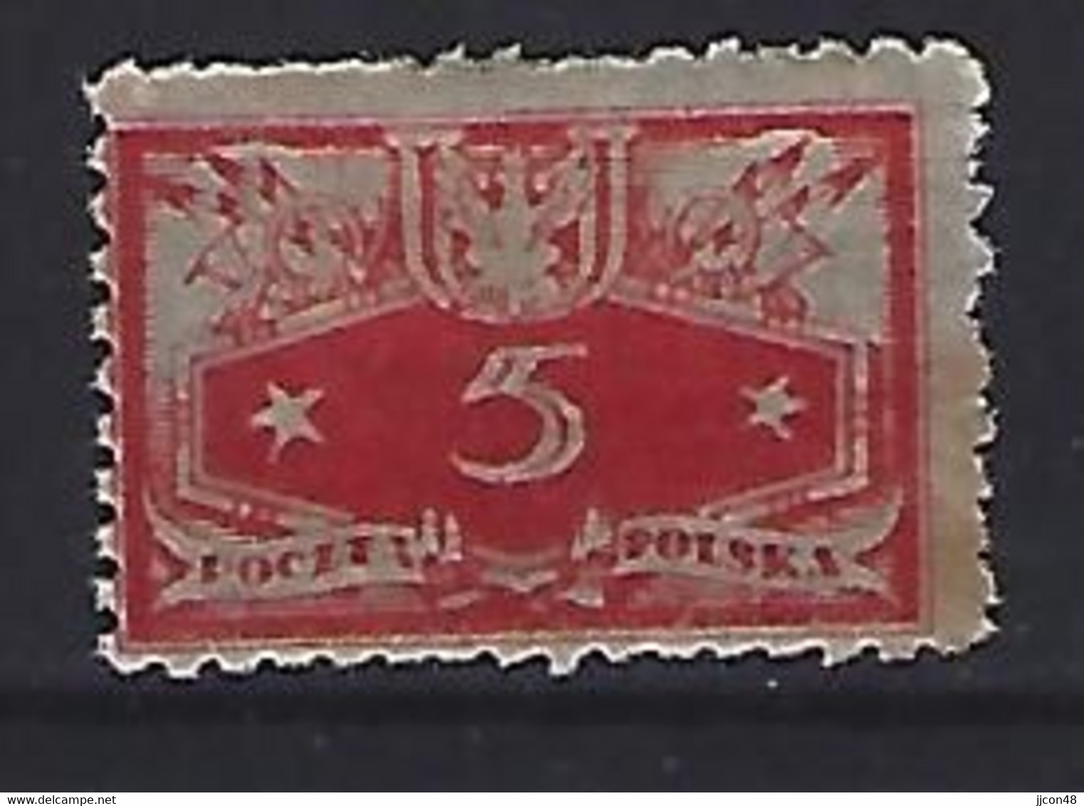 Poland 1920  Officials (*) MM  Mi.12 - Oficiales