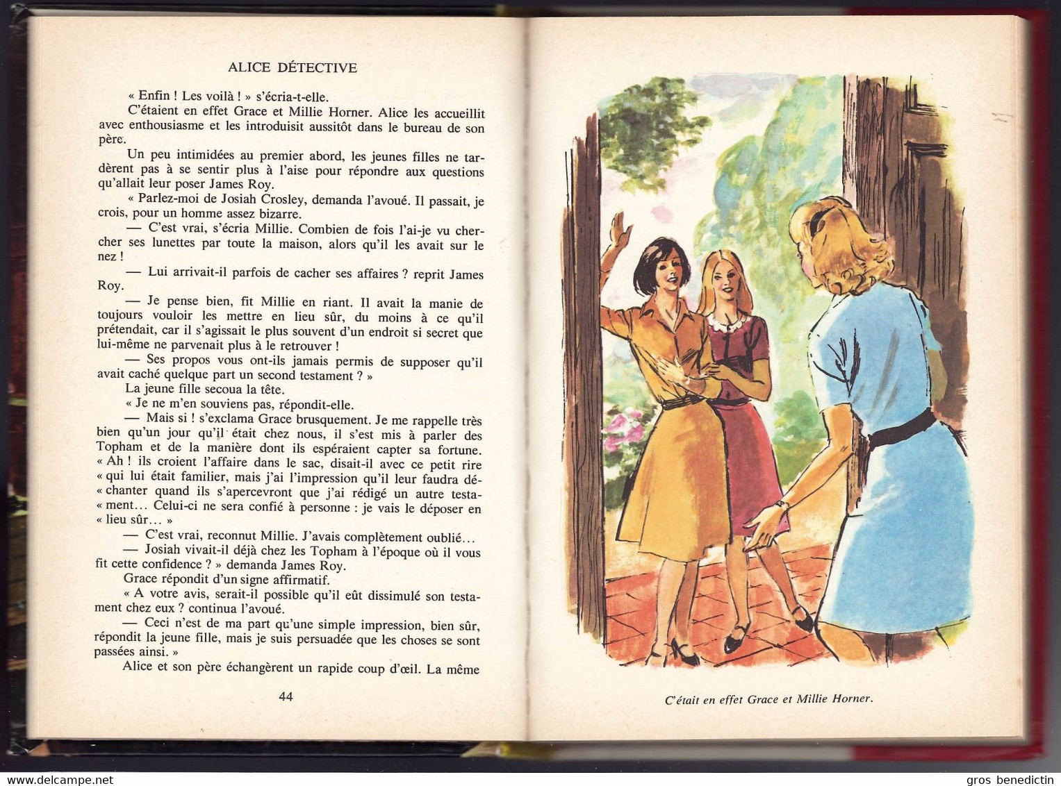 Hachette - Idéal Bibliothèque - Caroline Quine - "Alice Détective" - 1976 - #Ben&Alice - #Ben&IB - Ideal Bibliotheque