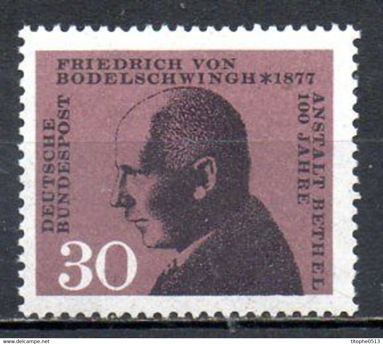 ALLEMAGNE. N°402 De 1967. Friedrich Von Bodelschwingh Fils. - Théologiens