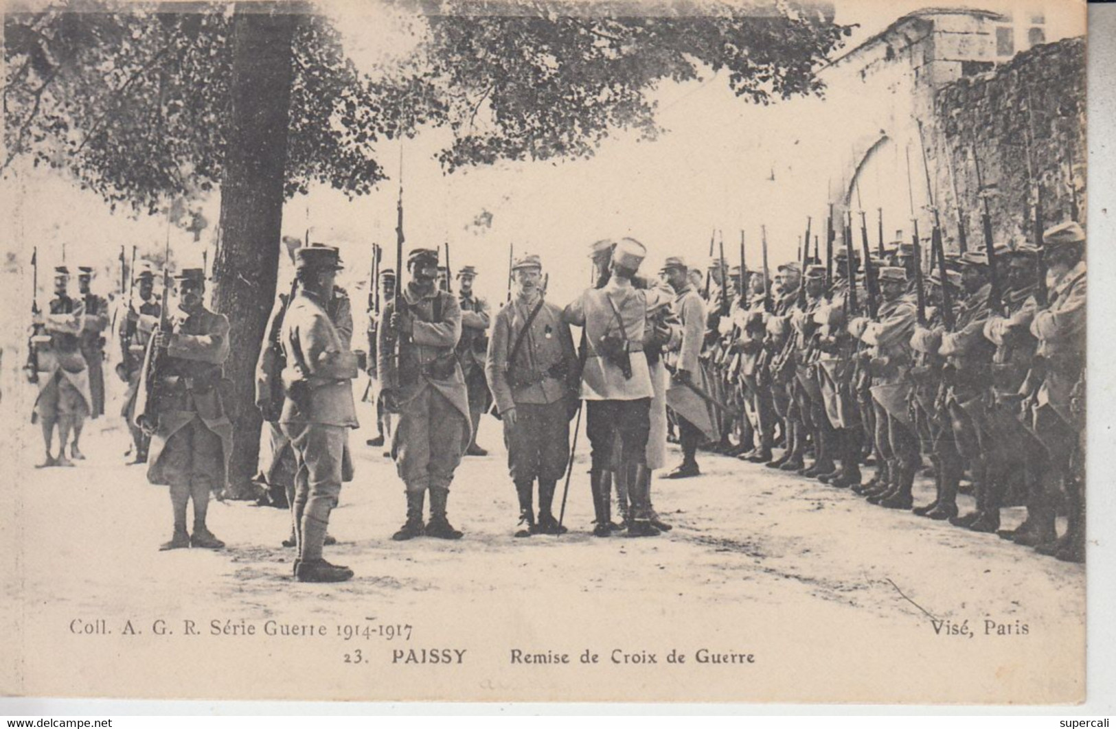 RT 34.157 AISNE PAISSY REMISE DE CROIX DE GUERRE - Craonne