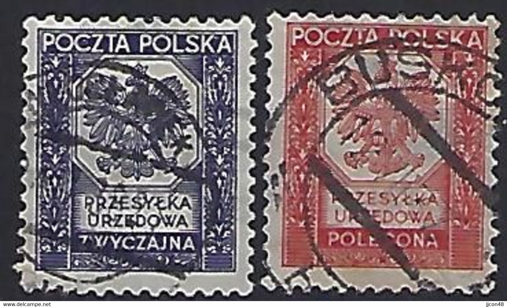 Poland 1935  Officials (o) Mi.19-20 - Oficiales