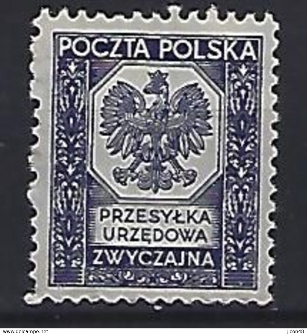 Poland 1935  Officials (o) Mi.19 - Dienstzegels