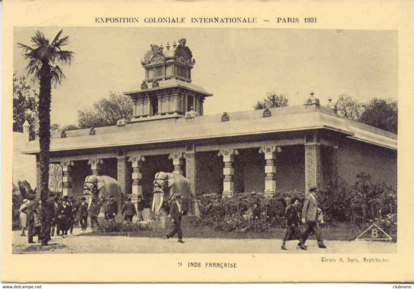 CPA - PARIS - EXPO INTle 1931 - INDE FRANCAISE - Exhibitions