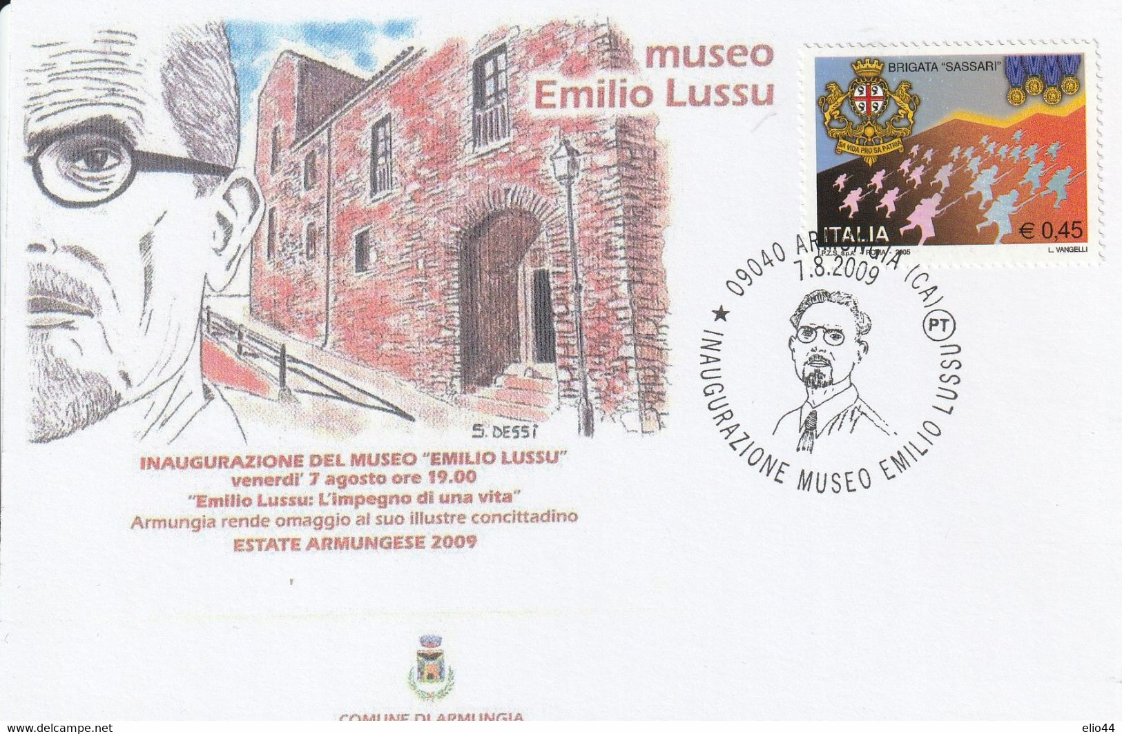 Libri Guerra 1915-18 - Emilio Lussu* - Un Anno Sull'Altopiano + Cartolina Ufficiale Museo E. Lusso Armungia (CA) - - Guerre 1914-18