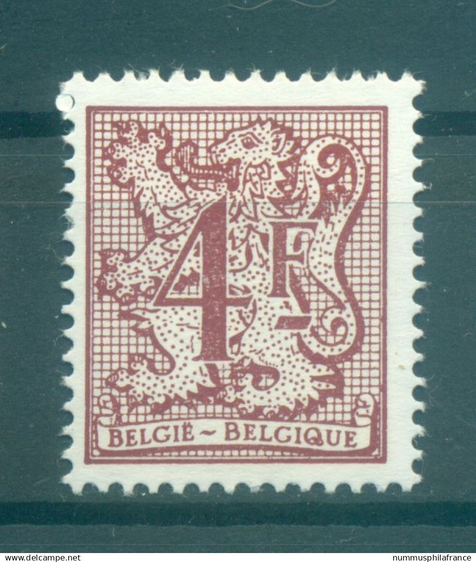 Belgique 1980 - Y & T N. 1975 A. - Série Courante (Michel N. 2035 Vb) - 1977-1985 Zahl Auf Löwe (Chiffre Sur Lion)