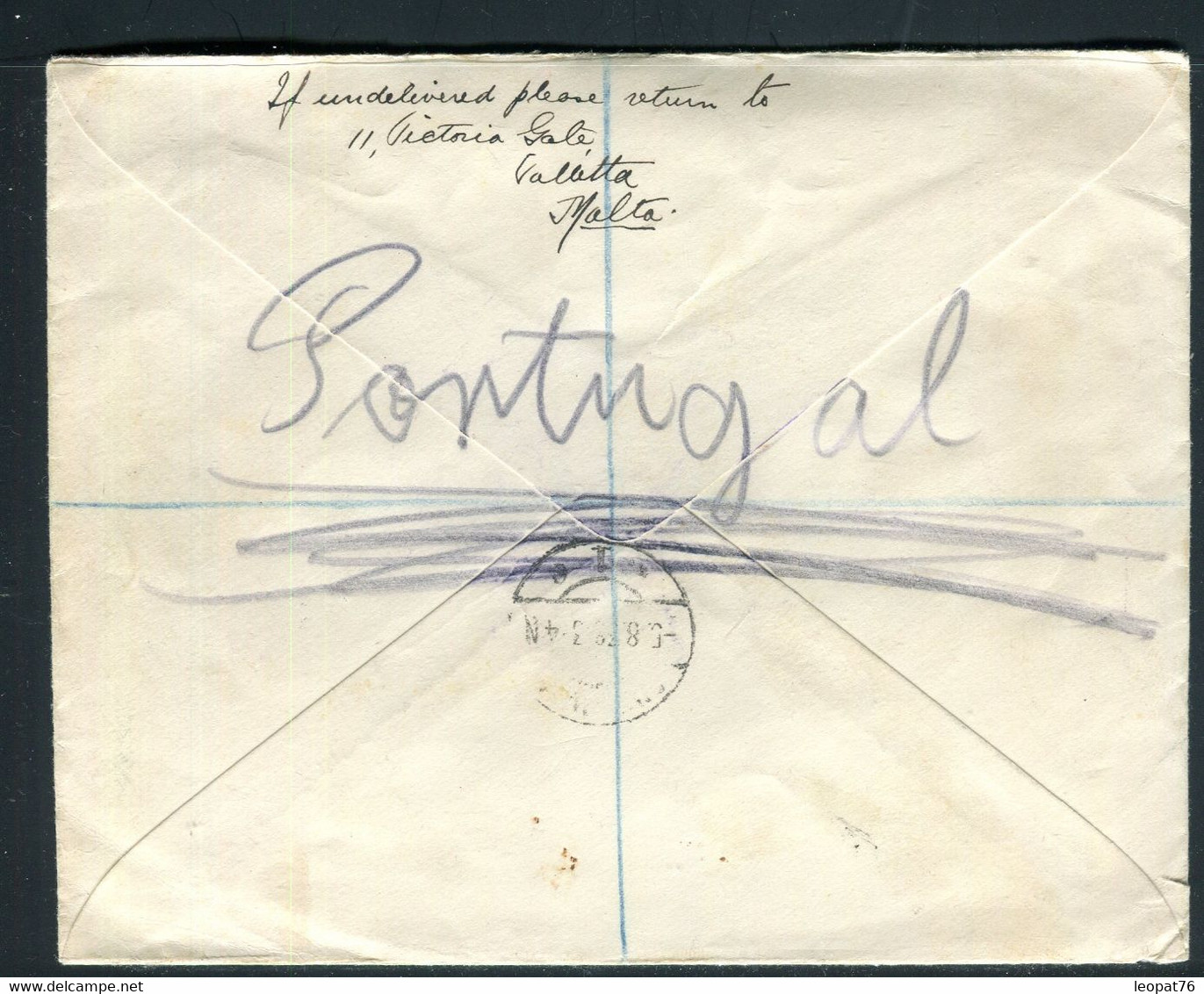 Malte - Enveloppe En Recommandé De Valletta Pour L 'Allemagne En 1938 - J 32 - Malte (...-1964)