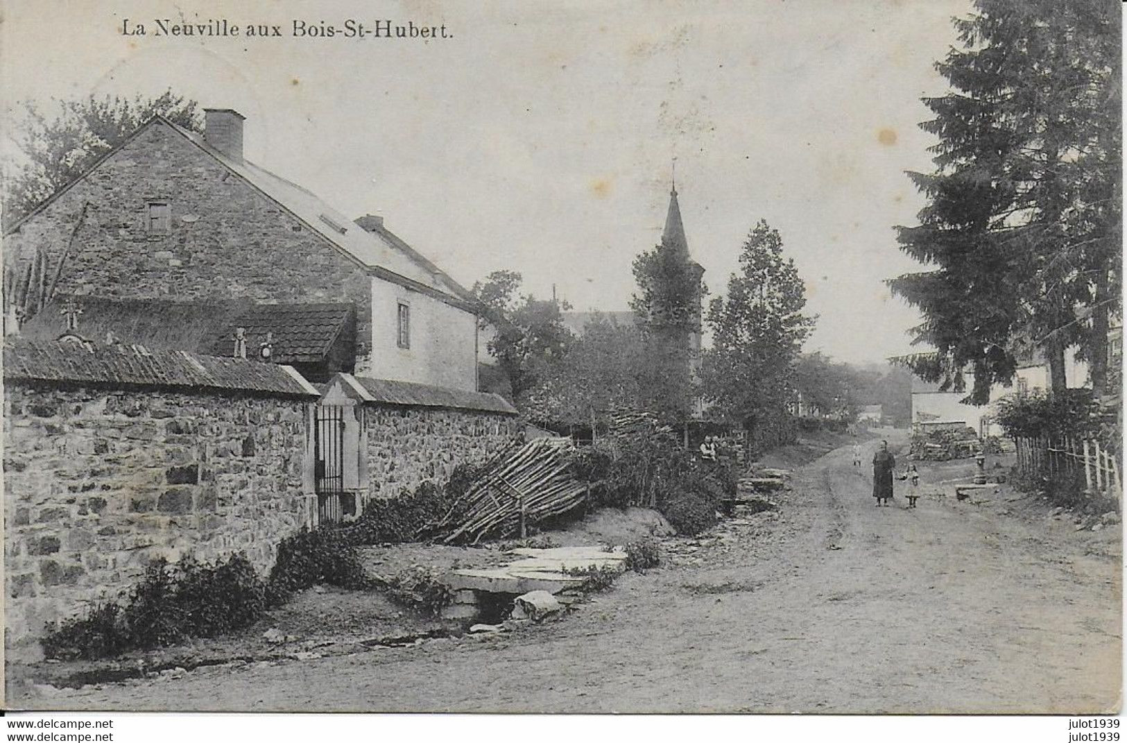 LANEUVILLE - AU - BOIS ..-- Village . Vers BXL ( Melle Maria PICARD ) . Voir Verso . - Tenneville