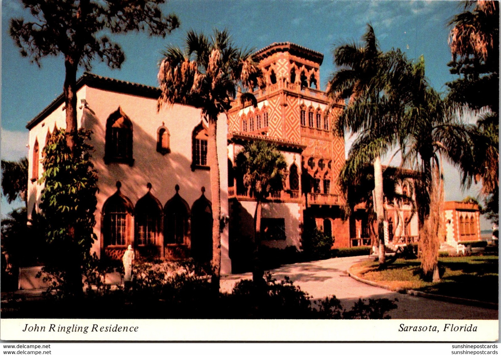 Florida Sarasota John And Mable Ringling Residence Front Entrance - Sarasota