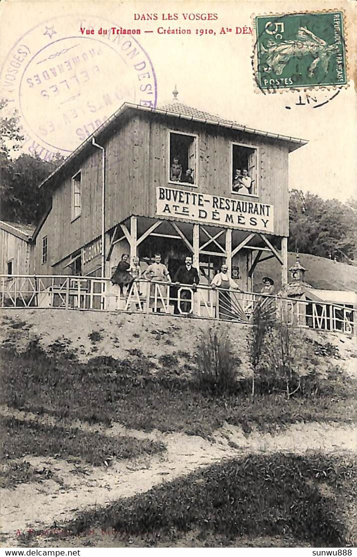 88 - Vue Du Trianon - Buvette-Restaurant A. Démésy (animée 1911) - Saint Etienne De Remiremont