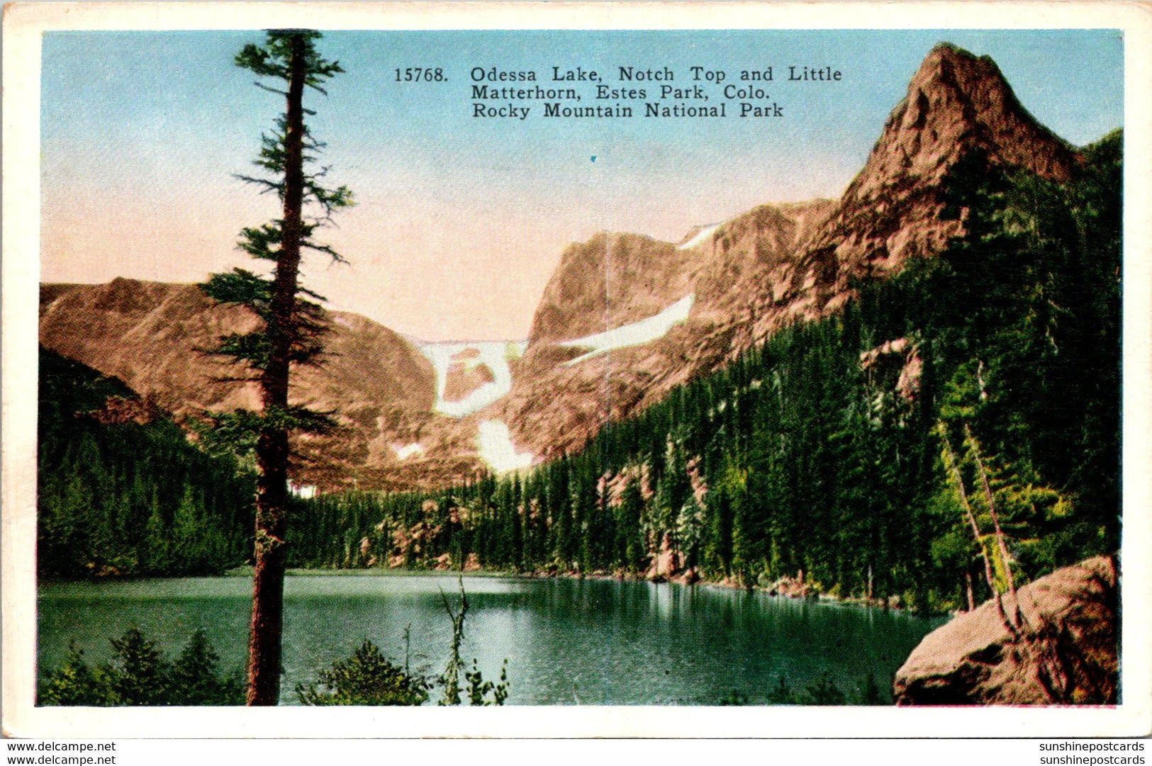 Colorado Estes Park Odessa Lake Notch Top And Little Matterhorn - Rocky Mountains