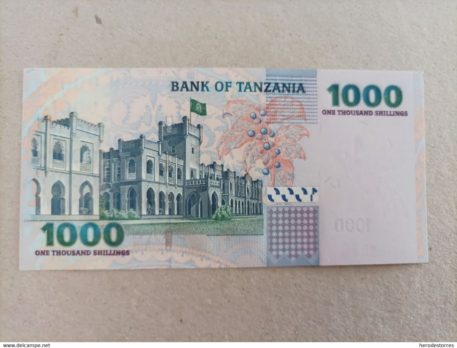 Billete De Tanzania De 1000 Schillings, Año 2003, UNC - Tanzania
