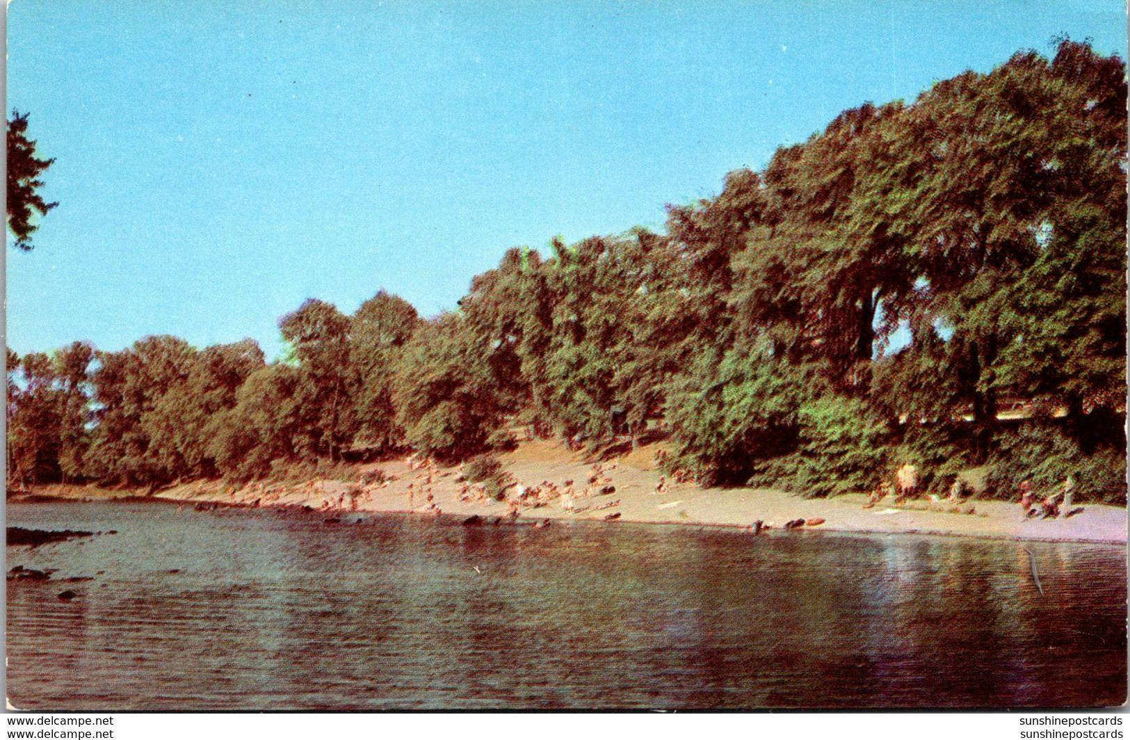 New York Catskills Leeds Slippery Rock Bathing Beach - Catskills