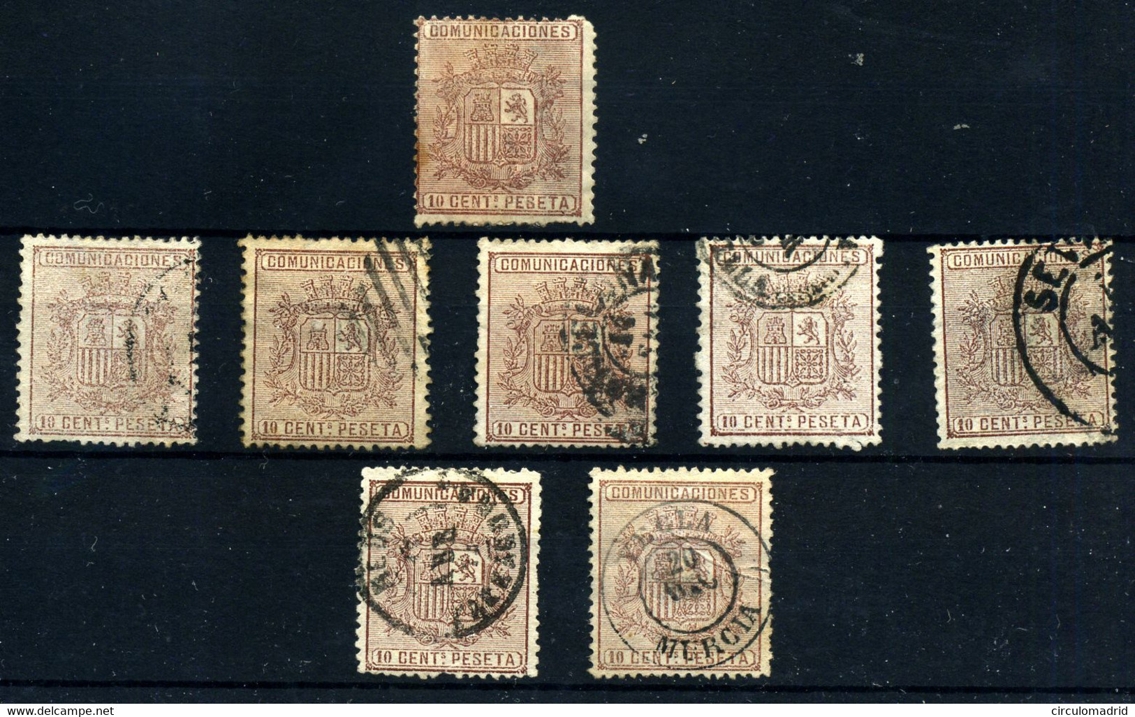 España Nº 153* Y 153 Usados. Año 1874 - Used Stamps