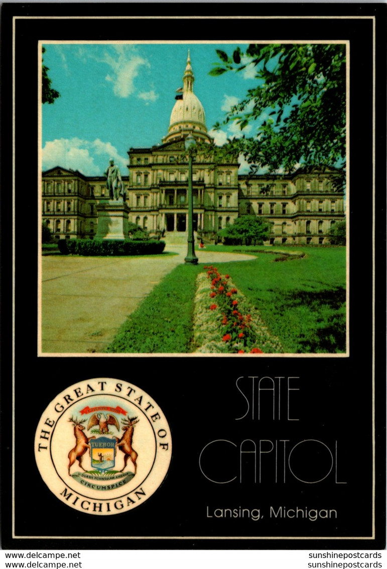 Michigan Lansing State Capitol And State Seal - Lansing