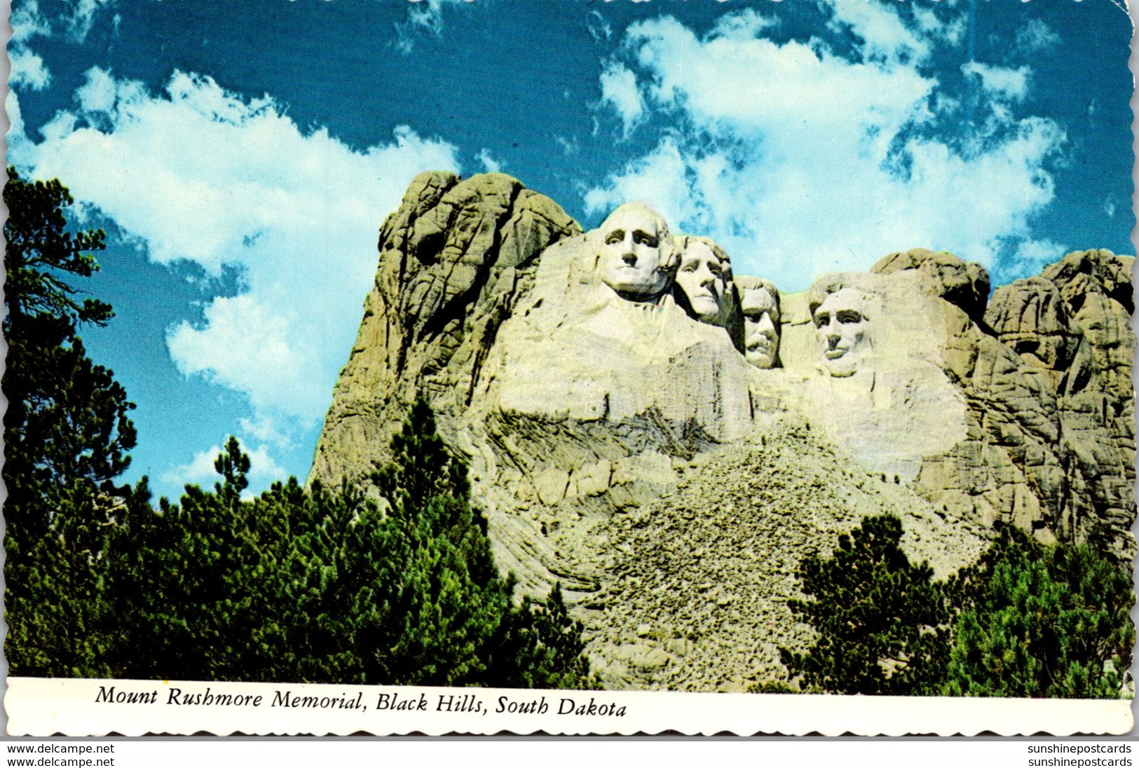 South Dakota Black Hills Mount Rushmore Memorial 1969 - Mount Rushmore
