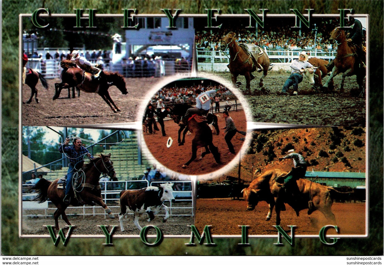 Wyoming Cheyenne Rodeo Events Multi View - Cheyenne