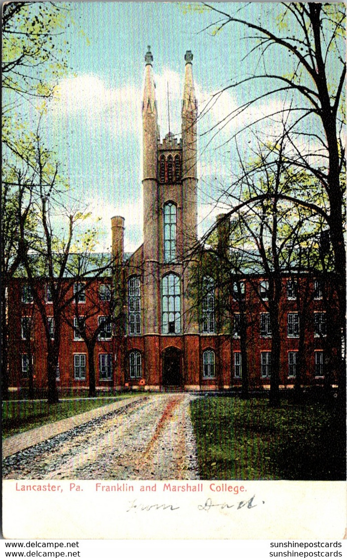 Pennsylvania Lancaster Franklin And Marshall College 1906 - Lancaster