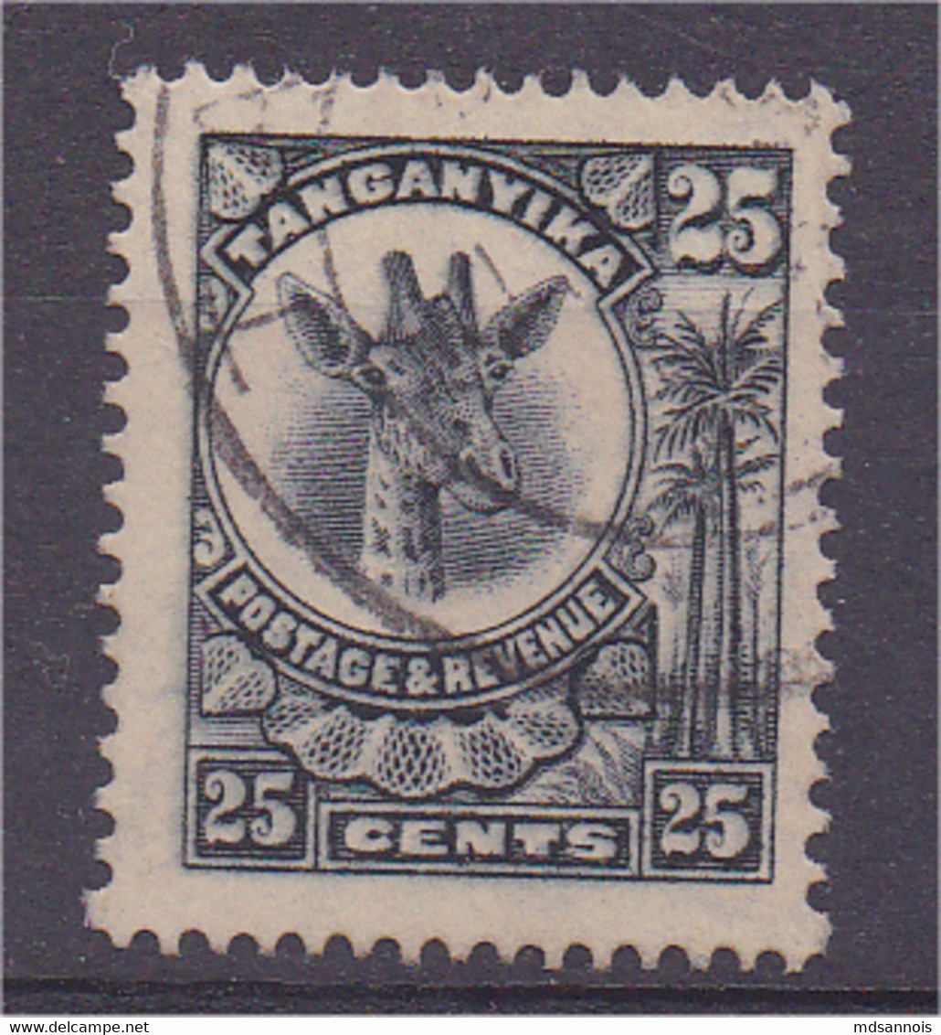 Tanganyika N°5 25c Noir (les Timbres Scannés Sont Les Timbres Vendus) - Tanganyika (...-1932)