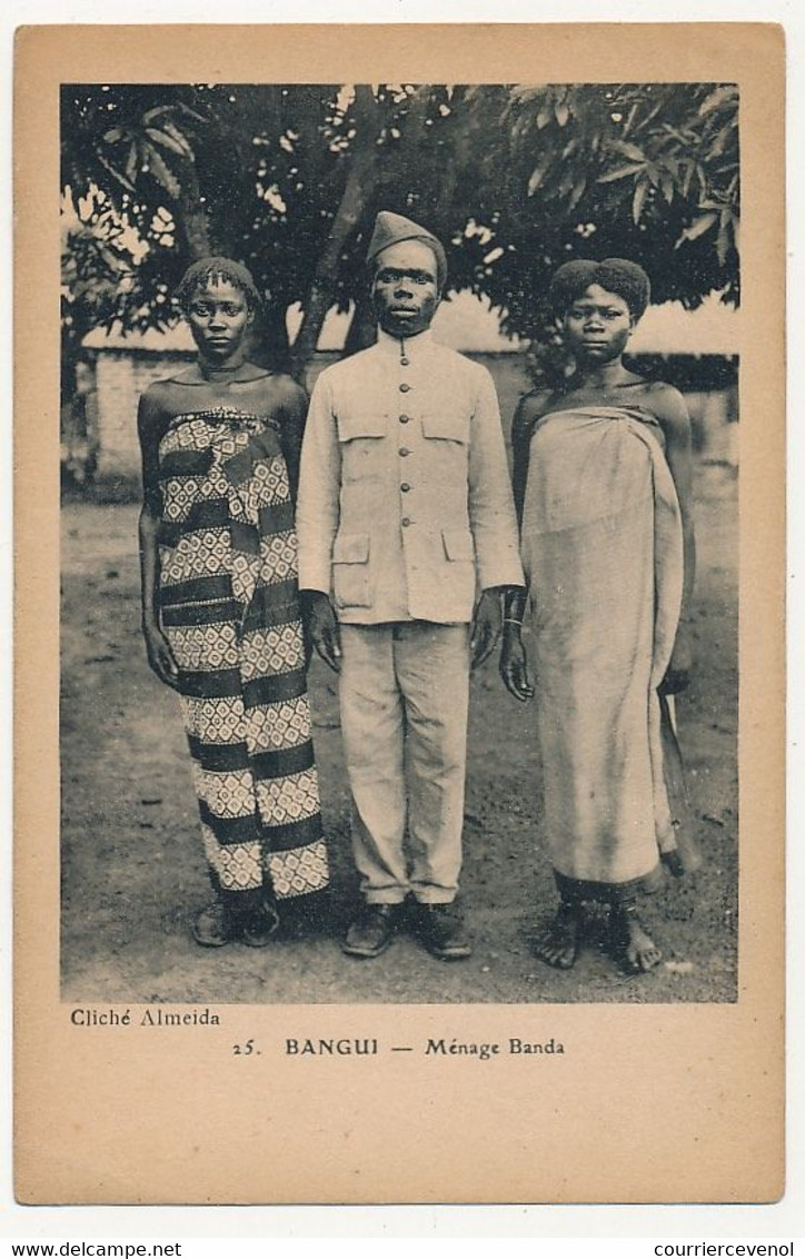 CPA - CONGO - BANGUI - Ménage Banda - Congo Francés